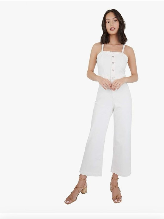 PAIGE Pants - PAIGE Anessa Denim Jumpsuit